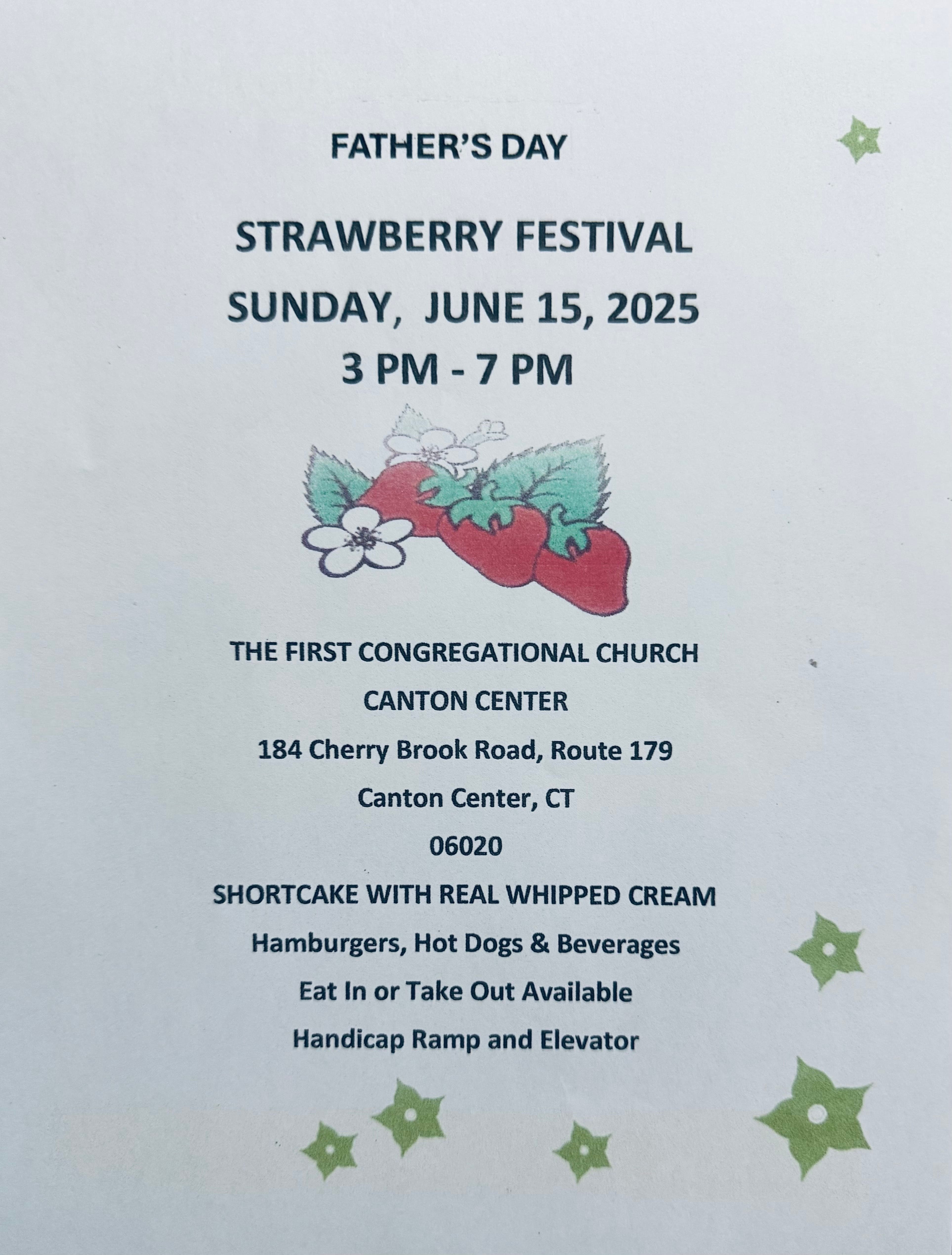 Father’s Day Strawberry Festival 