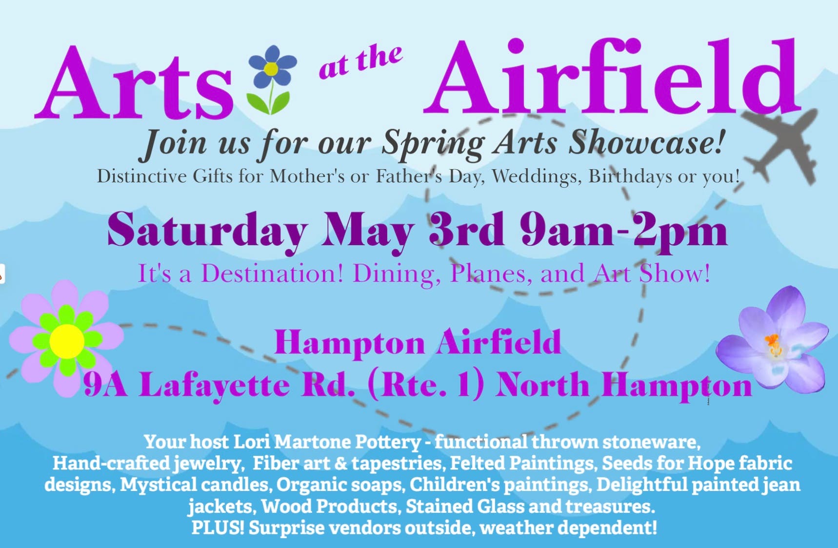 Arts at the Airfield - Artisan Faire!