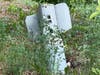 An unexploded Russian missile near a village we delivered to