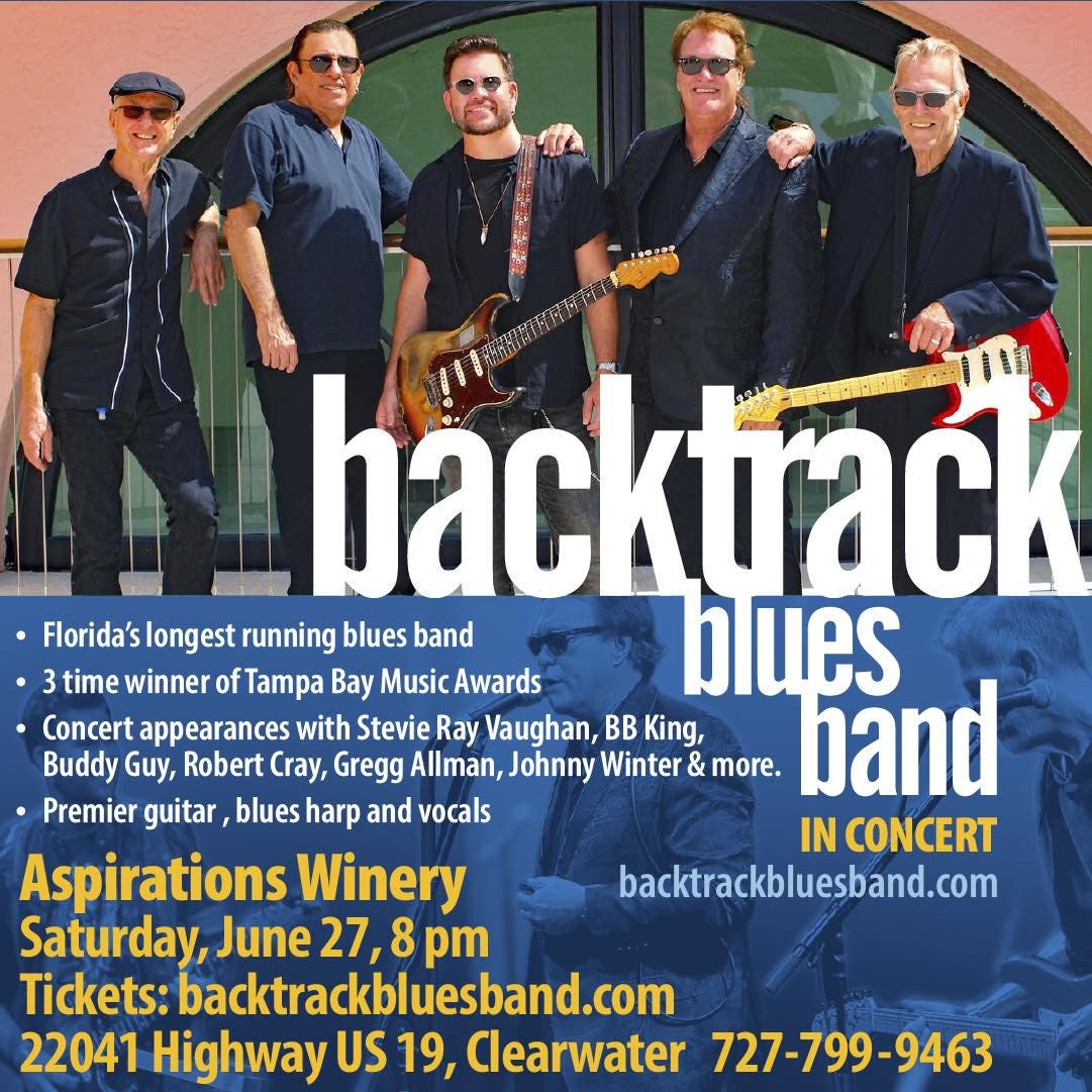 An Evening with Backtrack Blues Band at Aspirations Winery