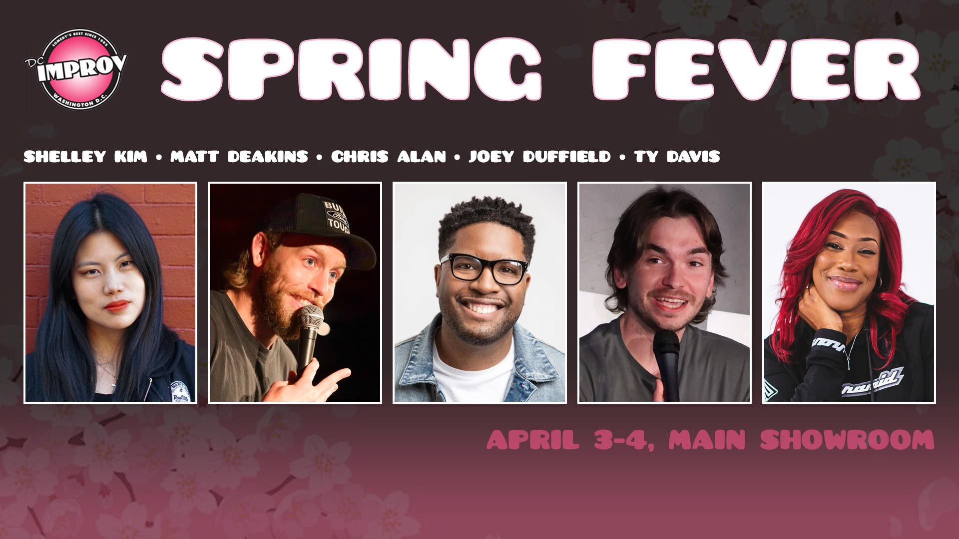Apr 3 | Spring Fever Showcase (stand-up comedy) | Washington DC, DC Patch