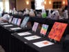 Paintings completed by individuals in St. Coletta’s Creative Expressions group sessions were among the items auctioned off at the Caritas Benefit on May 21. 