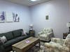 A soothing lavender paint was selected for the other renovated therapy room at St. Coletta's of Illinois.