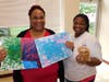 Donnisha (left) and Arlene participate in St. Coletta's Day Services program, which offers individuals with intellectual and developmental disabilities an opportunity to enhance their adaptive living skills and independence through a variety of programs.