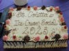 Creative Cakes Bakery in Tinley Park provided the festive cake for this year's ice cream social.