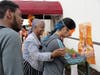 St. Coletta’s Patricia Moore helps a Kennedy School student Pin a Pumpkin on the Gnome at St. Coletta’s Fall Fest on Sept. 22.