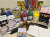 A sampling of art supplies donated to St. Coletta’s of Illinois by the Rotary Club of Orland Park.