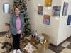 Rotarian Sue Linn dropped off Christmas packages containing art supplies to St. Coletta’s of Illinois on Dec. 15. Art is used to help ease anxiety, enhance communication skills and boost self-esteem in children and adults with developmental disabilities. 
