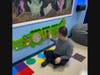 Inside St. Coletta’s sensory room, individuals with developmental disabilities are immersed in a rich array of stimuli carefully designed to engage their senses, promoting relaxation and emotional regulation within a secure and controlled setting.