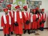 Graduates of the Lt. Joseph P. Kennedy Jr. School for Exceptional Children proudly celebrate their achievements on May 22, 2024.