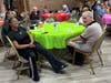 Embracing community spirit: Participants and staff from St. Coletta’s of Illinois enjoy a delightful picnic lunch at All Saints Lutheran Church.