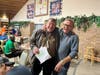 David J., a participant in St. Coletta’s Community Day Services program, expresses his gratitude to Pastor Don Borling for hosting a wonderful Thanksgiving feast at All Saints Lutheran Church on Nov. 20.