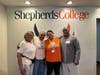 Camille stands proudly with her family at Shepherds College, where she’s officially begun classes—marking a historic first for Kennedy School and a proud milestone for everyone who’s supported her journey.
