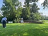 Longtime St. Coletta’s supporter Jeff Kowalis takes a swing on the course during the 36th Annual Kennedy Golf Outing, helping raise funds for programs that support children and adults with intellectual and developmental disabilities.