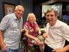 Kennedy Golf Outing Committee Chair Bill Rybak (left) shares a celebratory drink with two supporters of St. Coletta’s of Illinois following last year’s Kennedy Golf Outing. 