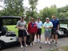 St. Coletta’s CEO Heather Benedick poses with golfers from Town Center Bank, one of St. Coletta’s longest-standing supporters, during the 37th Annual Kennedy Golf Outing. 