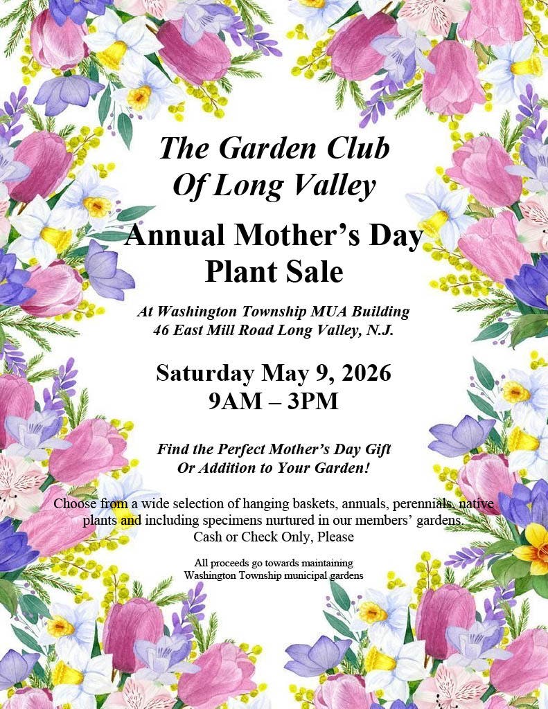 Garden Club of Long Valley: ANNUAL MOTHER'S DAY PLANT SALE