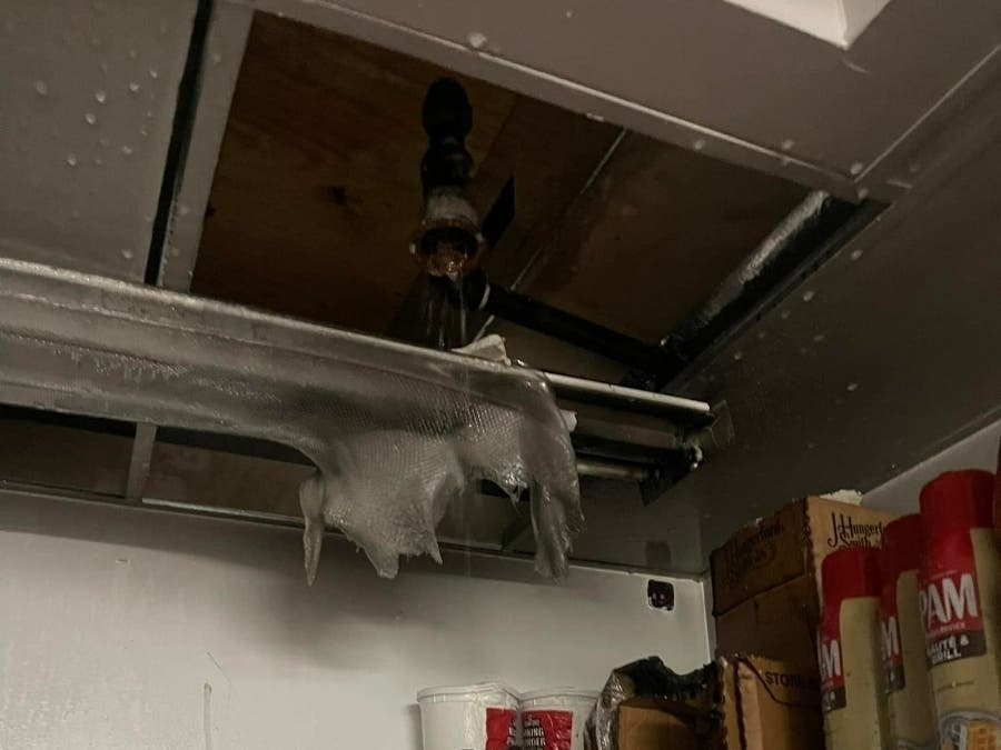 Thanks to the sprinkler system, a fire at Evergreen Walk in South Windsor Thursday morning did not spread.