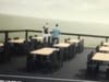Another artist rendering of a patio area associated with Rogers Orchards' plan to building a hard cider sampling and sales operation at the popular orchard.