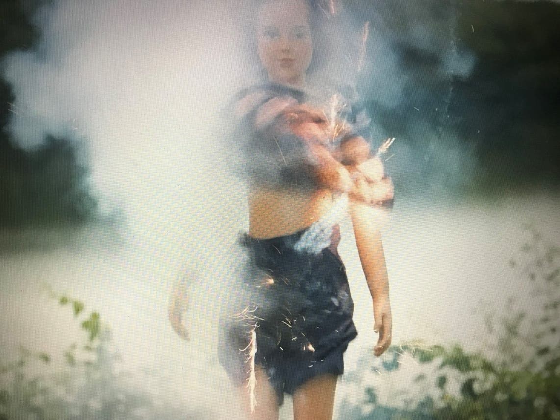 This video still of a state police public service announcement shows the horrific nature of illegal fireworks on a mannequin made to look like child.