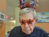 Edward Toscano of Farmington gets into the Fourth of July spirit.
