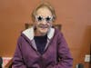 Irene Bilodeau of Farmington isn't star-crossed, here eyes just look that way to celebrate the recent Fourth of July holiday.