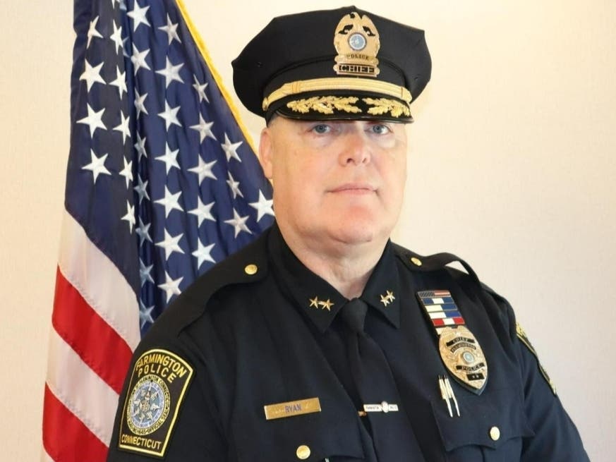 Colin Ryan was introduced this week to the Farmington Town Council. He's the new police chief. Also introduced was the new director of fire and rescue services.