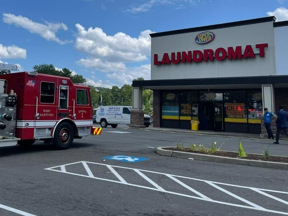 West Hartford firefighters were able to quickly extinguish and contain a dryer fire at a local laundromat Thursday.