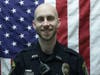 Farmington police officer James O'Donnell returned to work Monday after a year away from the beat after being badly hurt by a fleeing stolen car suspect in 2021.