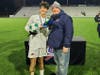 Greenwich High School junior Maximo Ferrario was the Class LL state championship game's most valuable player Saturday night.