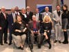The recent recipients of the Distinguished Community Service Award from the Greater New Britain Chamber of Commerce, one of whom is the Community Foundation of Greater New Britain's top official. 