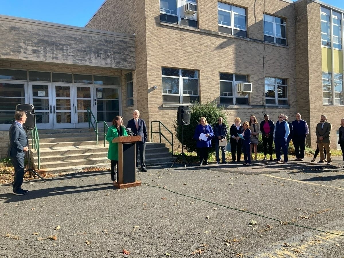In 2021, the town celebrated the purchase of the old St. Brigid School site at 100 Mayflower St. in West Hartford, above. On Wednesday, the town received a feasibility study about what to do with the site.