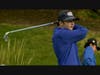 Hall High School golfer Evan St. Amand of West Hartford was honored for a very special CIAC award this year. Here, he follows through with a perfect swing.