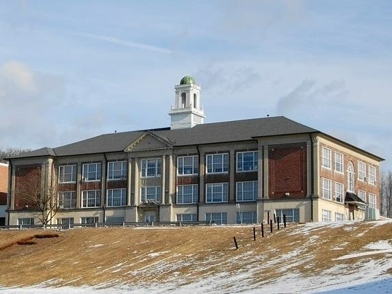 Guests at the Farmington Starbucks Saturday will learn about a plan to turn the old Farmington High School building into a new Farmington Town Hall.