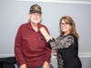 Sherri Vogt, veterans’ liaison with Hartford HealthCare Center for
Healthy Aging, pins a Vietnam War veteran during last week's ceremony.