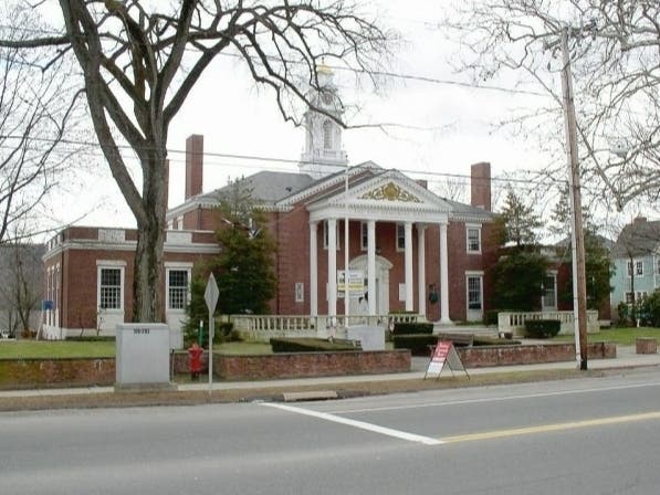 Whether paying at Simsbury Town Hall, above, or via mail and/or online, taxes are due Aug. 1 to avoid any late fees.