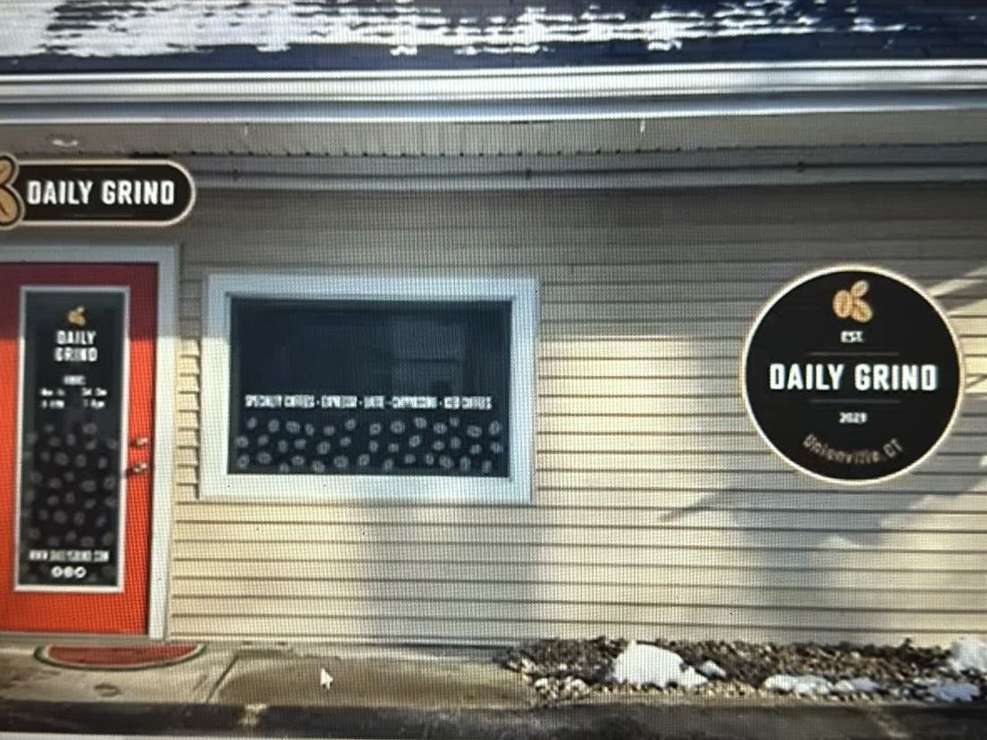 This architectural rendering shows what the new coffee shop at 17 Depot Place in Unionville will look like on the exterior. The Farmington zoning board approved the signage permit for the operation last week.