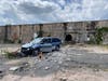 A 16-year-old male's driving lesson went horribly wrong Friday in Manchester, with the minivan he was operating crashing through a vacant commercial building in town. The van went through the front, through the empty store and through the back wall.