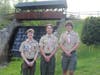 From the left are Avon's newest group of Eagle Scouts: Conor Mussa, Daniel Hamilton and Jack Pavlakis.