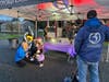 Some area children even enjoyed a moment in the spotlight with WFSB Channel 3 at Monday's USJ 'Truck or Treat' Halloween celebration.