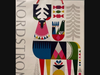 This old Nordstrom shopping bag shows off the holiday-theme graphic designs back in the day. It is on display at a special exhibit on classic holiday shopping bags at the Avon Free Public Library.