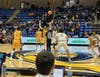Game time at M & T Arena at Quinnipiac University is always a fun spectacle. Here, Sunday's game against Iona tips off.