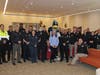West Hartford's University of Saint Joseph last week celebrated the town's first responders last week at a special brunch put on for them by local students.