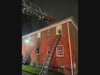 West Hartford firefighters had to utilize a ladder to access an burning apartment unit on Stevens Street Wednesday night.
