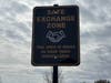 These signs are located at the Southington Police Department's 'Safe Zone' where the public can safely exchange items of purchase, among other uses.