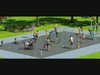 An architectural rendering of what a new splash pad will look like in Farmington once built later this year. The town's zoning board approved the project last month.