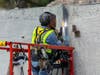 Workers recently built the walls for a massive water tank replacement project in Avon.