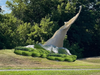 This rendering provided by the Cetacean Society International shows how the beloved 'Conny the Whale' will be remembered at a local hiking trail.