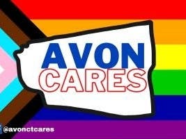 The town's 'Avon Cares' movement is collecting donations for 'Avon Cares' lawn signs during June, which is Pride Month. On Saturday, April 1, the town will raise the Pride Flag at the Avon Free Public Library.