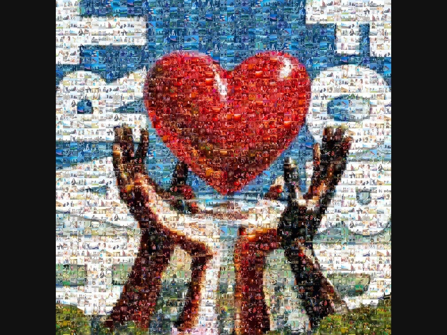 This rendering shows the massive mosaic mural being planned for Pearl Street in Hartford this December. It will, literally, be made up of the artwork/photographs of community artists donating to the project.